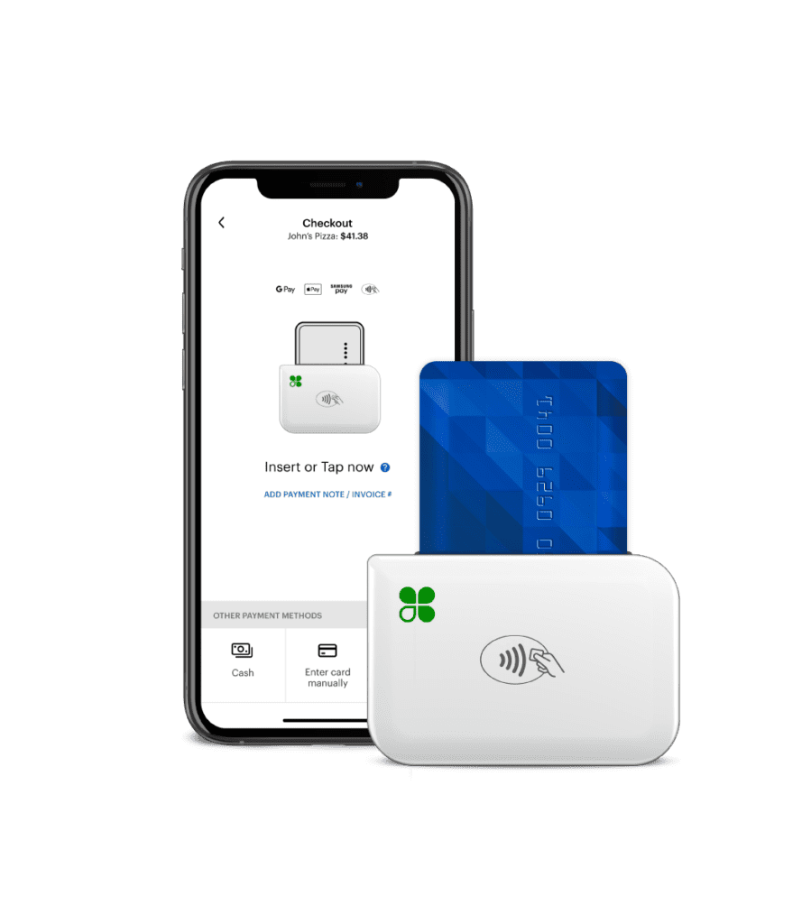 Clover Go is a portable POS system, perfect for merchants on the GO. Clover Go accepts insert cards, contactless payments