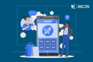 Man making an online purchase through his phone