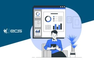 Business owner checking business growth on a tablet