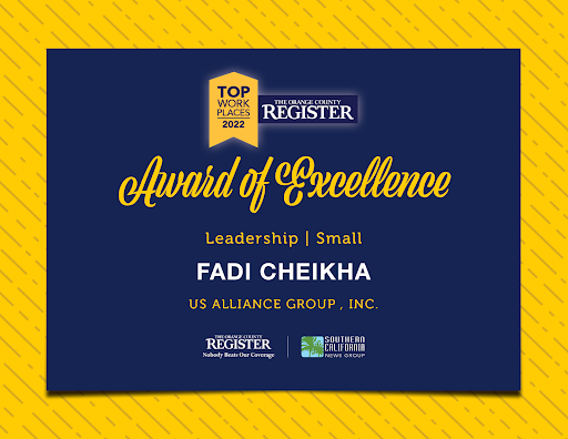 Fadi Cheikha Receives an Award of Excellence in Leadership for Small Businesses 