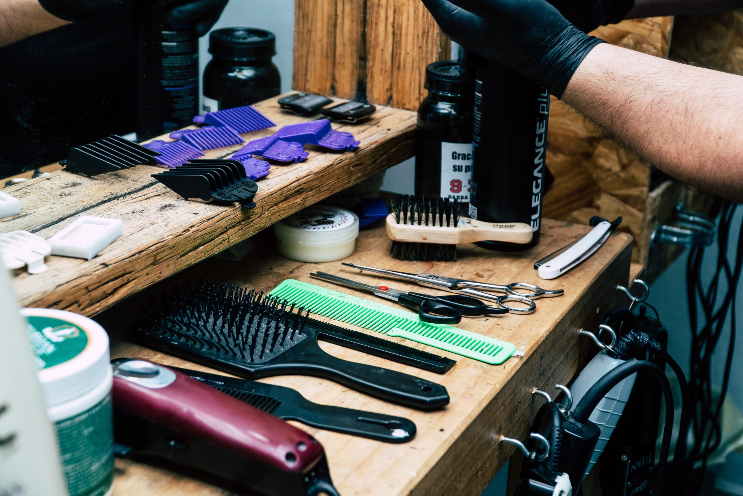 hair salon tools