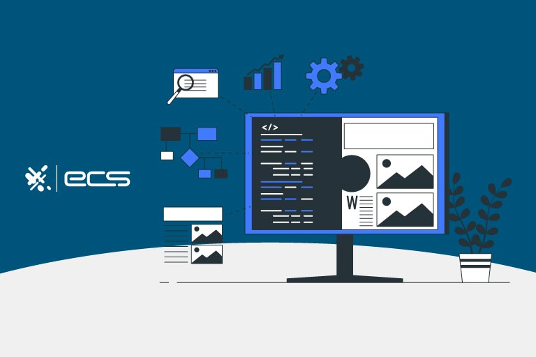 Illustration of a computer screen showing an software integration