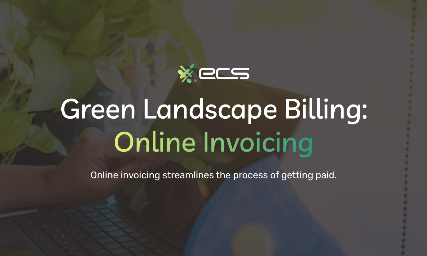 This picture shows a picture of a woman using a touchscreen display to check her business invoices