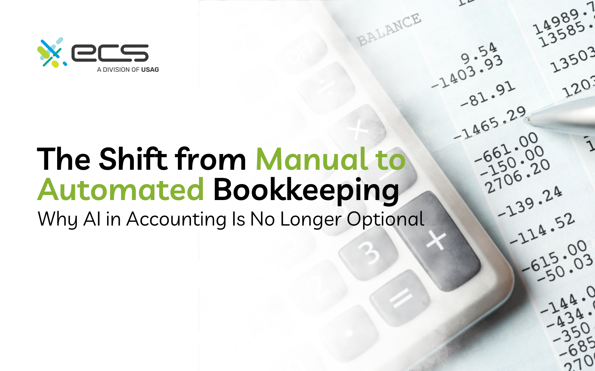 The Shift from Manual to Automated Bookkeeping
